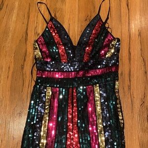 Express Sequin Jumpsuit